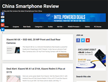Tablet Screenshot of chinasmartphonereview.com